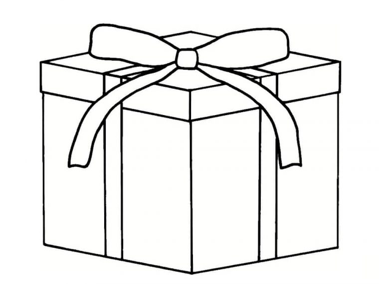 Coloriage Cadeau : 30 Modèles À Imprimer Gratuitement serapportantà Dessin Cadeau De Noel