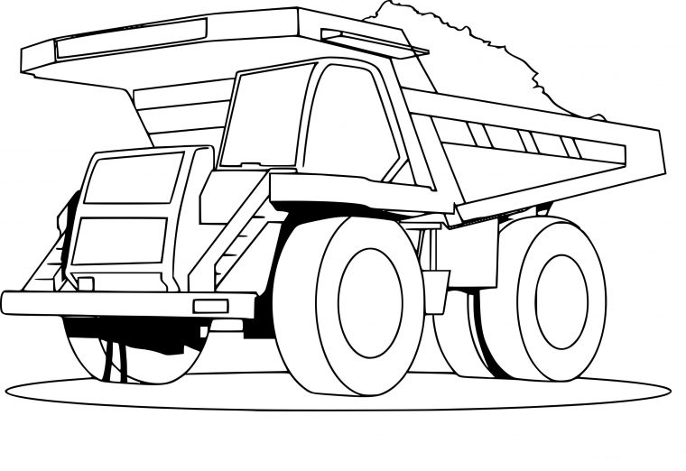 Coloriage Camion Benne Dessin À Imprimer Sur Coloriages encequiconcerne Coloriage Camion A Imprimer