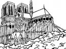 Coloriage Cathedrale - Ohbq intérieur Coloriage Notre Dame De Paris