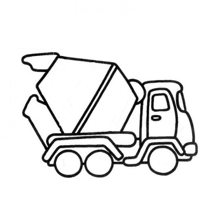 Coloriage Chantier Et Construction tout Coloriage Camion A Imprimer