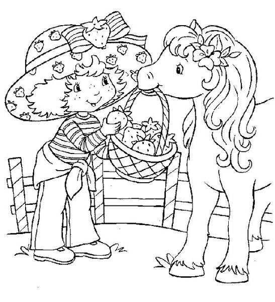 Coloriage Charlotte Aux Fraises dedans Coloriage Charlotte Au Fraise