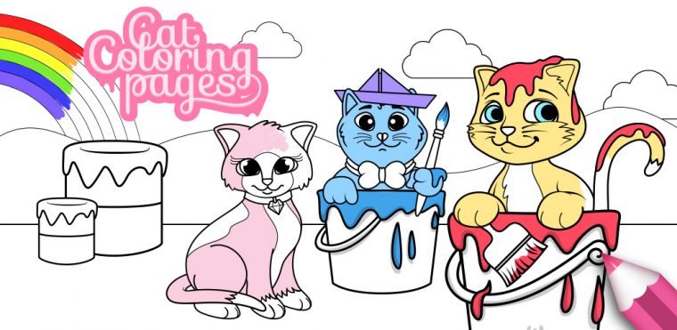 Coloriage Chat | Application Android Gratuite à Jeux Coloriage Android
