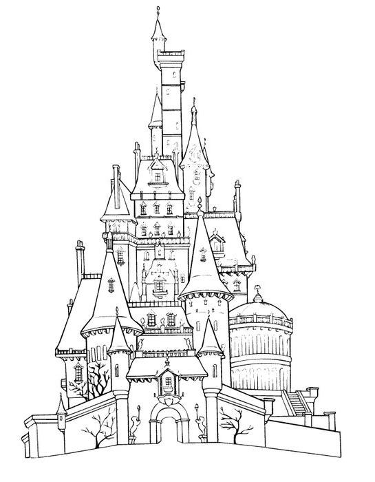 Coloriage Chateau Belle Au Bois Dormant A Imprimer – 1001 encequiconcerne Coloriage La Belle Au Bois Dormant