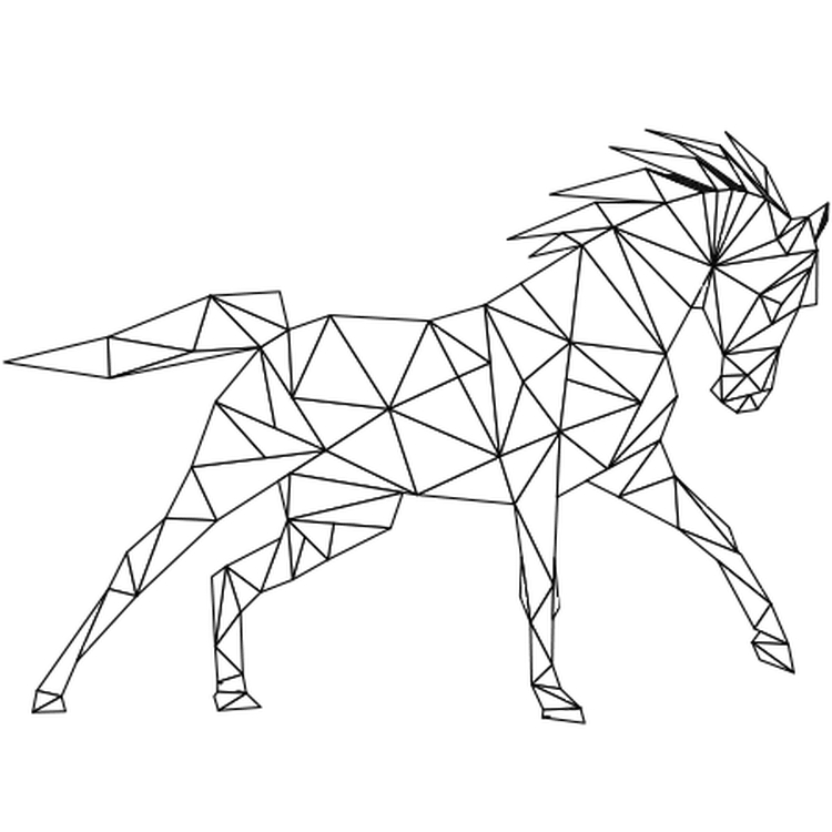 Coloriage Cheval Au Galop En Ligne Gratuit À Imprimer concernant Coloriage Chevaux Grand Galop