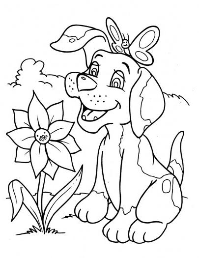 Coloriage Chien Trop Mignon – 1001 Animaux avec Dessin D Animaux Trop Mignon