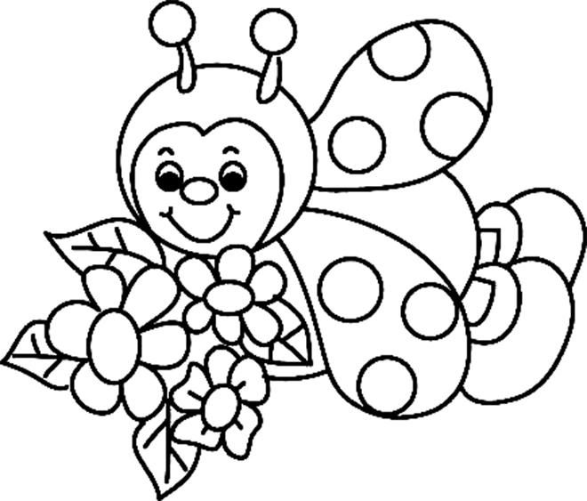 Coloriage Coccinelle Maternelle tout Coccinelle À Colorier