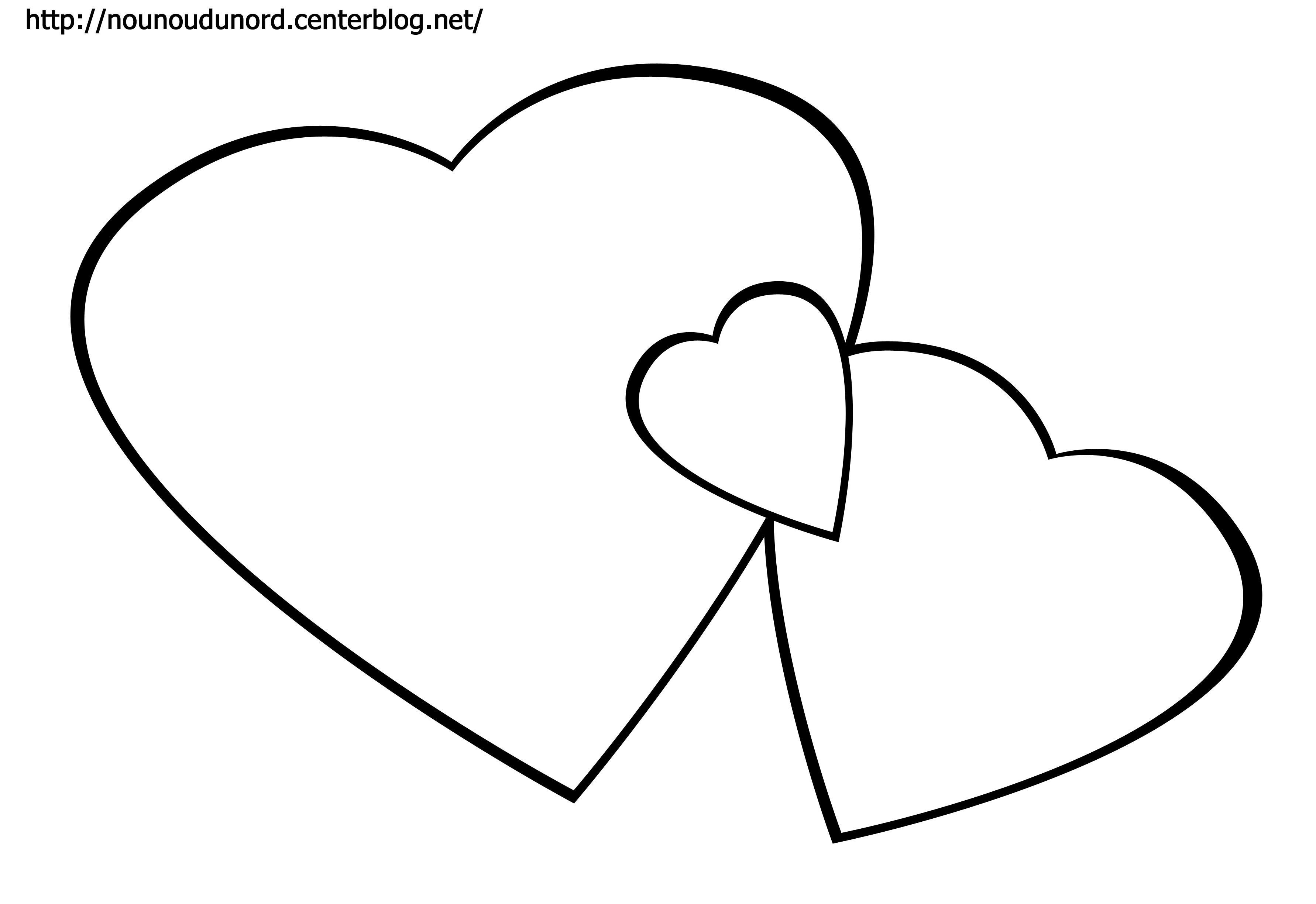 Coloriage Coeur Dessiné Par Nounoudunord avec Dessin De Nounours Avec Un Coeur