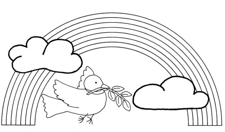 Coloriage D Arc En Ciel Coloriage A Colorier Et A Imprimer destiné Arc En Ciel A Colorier