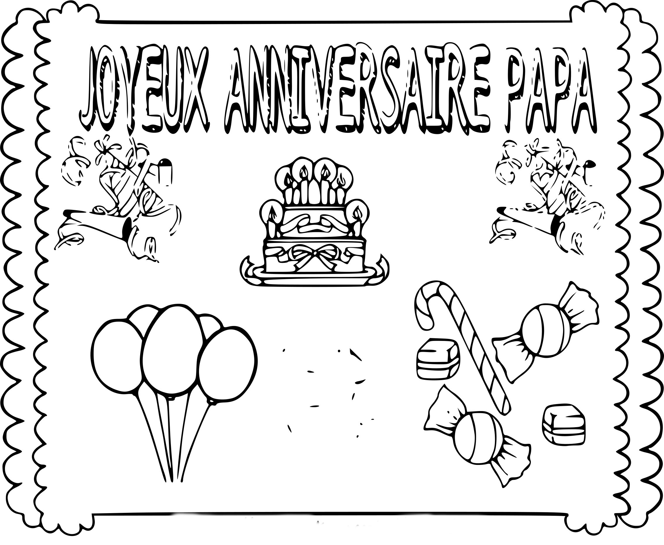 Coloriage D'Anniversaire Pour Tonton New Coloriage Diplome dedans Dessin D Anniversaire À Imprimer