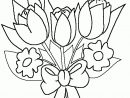 Coloriage De Bouquet De Fleur - Coloriages De Printemps À concernant Coloriage Bouquet De Fleurs A Imprimer