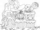 Coloriage De Cupcake Halloween À Imprimer - Artherapie.ca intérieur Coloriage De Cupcake