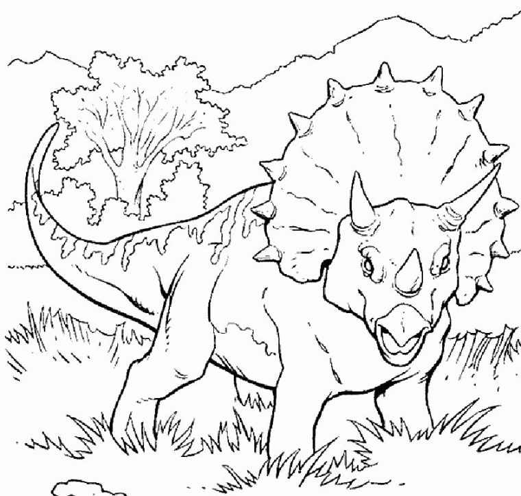 Coloriage De Dinosaure A Colorier Sur L'Ordinateur – 1001 à Dinausore Coloriage