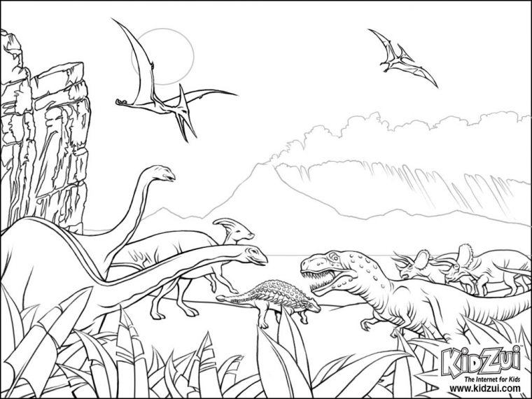 Coloriage De Dinosaure | My Blog pour Dessin À Colorier Dinosaure Coloriage De Dinosaure | My Blog pour Dessin À Colorier Dinosaure