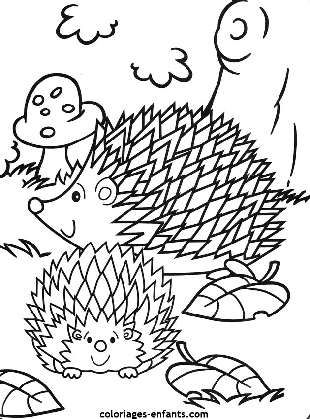 Coloriage De Divers Animaux Sur Coloriages-Enfants à Coloriage À Imprimer Enfant