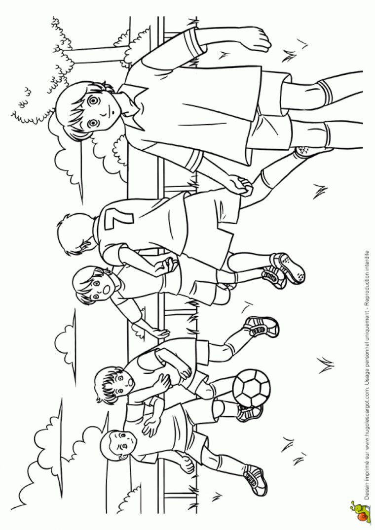 Coloriage De Foot Match encequiconcerne Coloriage Foot