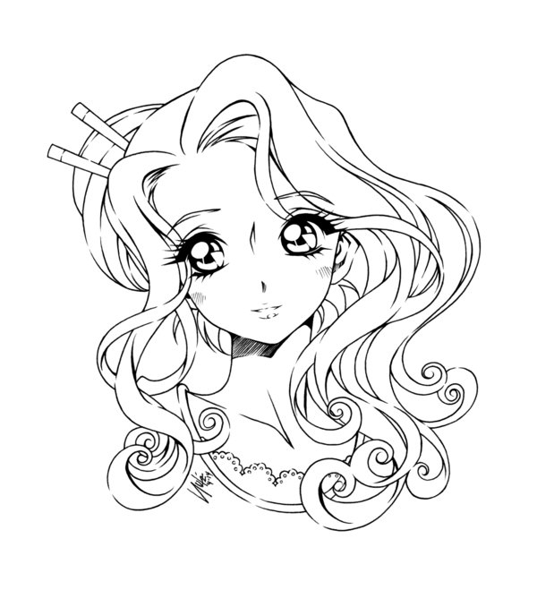 Coloriage De Manga – De La Couleur avec Coloriage Manga A Imprimer