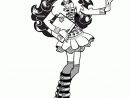 Coloriage De Monster High, Une Tenue Chic Pour Clawdeen Wolf destiné Coloriage Monster High A Imprimer