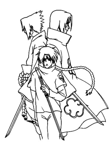 Coloriage De Naruto 2 | 321 Coloriage avec Coloriage De Naruto