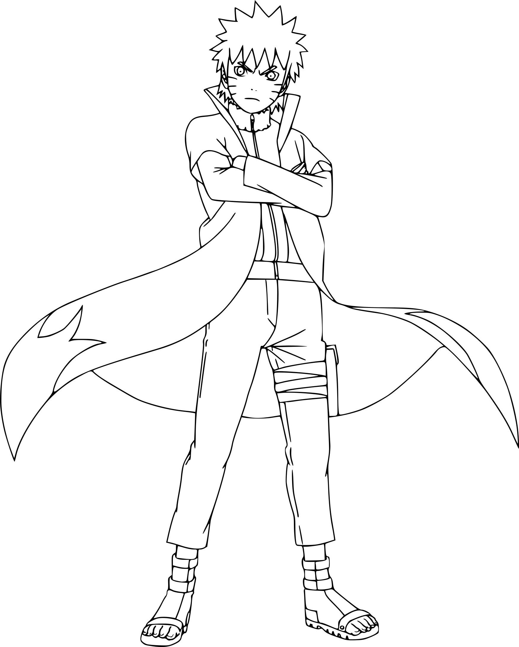 Dessin De Naruto Shippuden A Imprimer - GreatestColoringBook.com