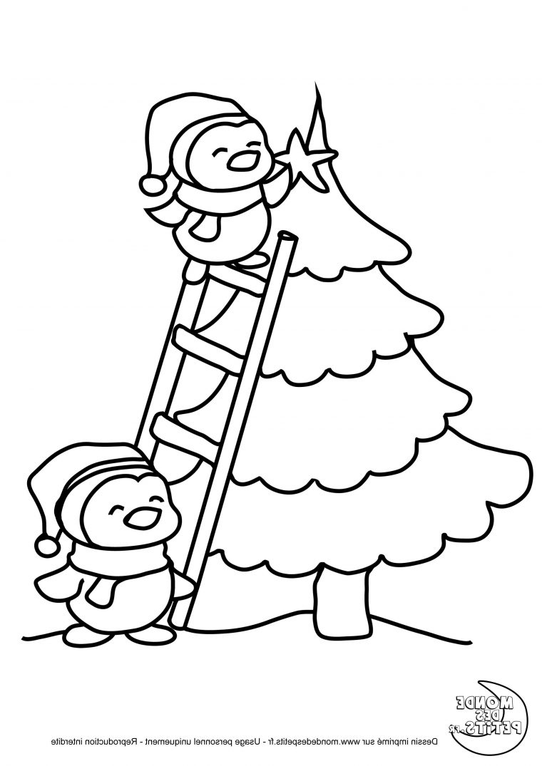 Coloriage De Noël . 15 Divers Coloriage De Noël Collection tout Image De Dessin De Noel