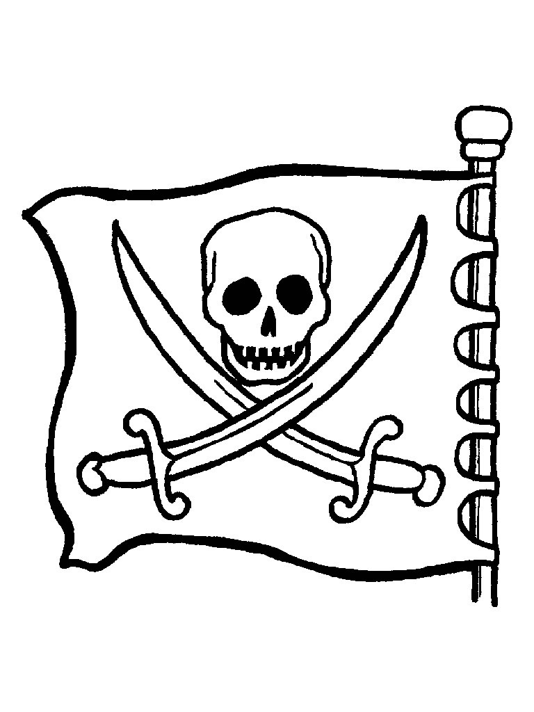 Coloriage De Pirate Élégant Collection Coloriage Pirate encequiconcerne Drapeau Pirate Coloriage