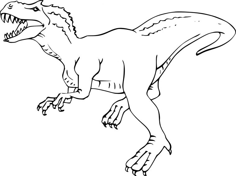 Coloriage De Tyrannosaure À Imprimer Sur Coloriage De pour Coloriage De Dinosaure Gratuit
