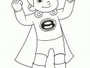 Coloriage Deguisement Enfant Superman avec Coloriage Pour Garçon De 7 Ans