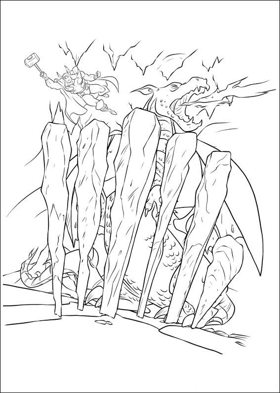 Coloriage Dessins. Dessins À Imprimer Et La Couleur En intérieur Coloriage Thor A Imprimer Gratuit