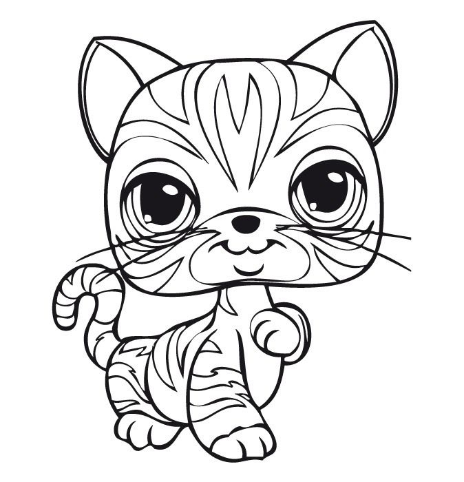 Coloriage Dessins. Littlest Pet Shop 22 | Desenhos Para encequiconcerne Coloriage Petshop À Imprimer