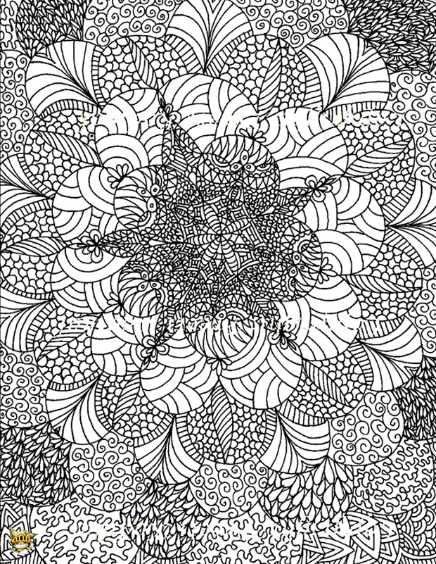 Coloriage Destressant Inspirant Image Coloriage Anti destiné Coloriage Destressant