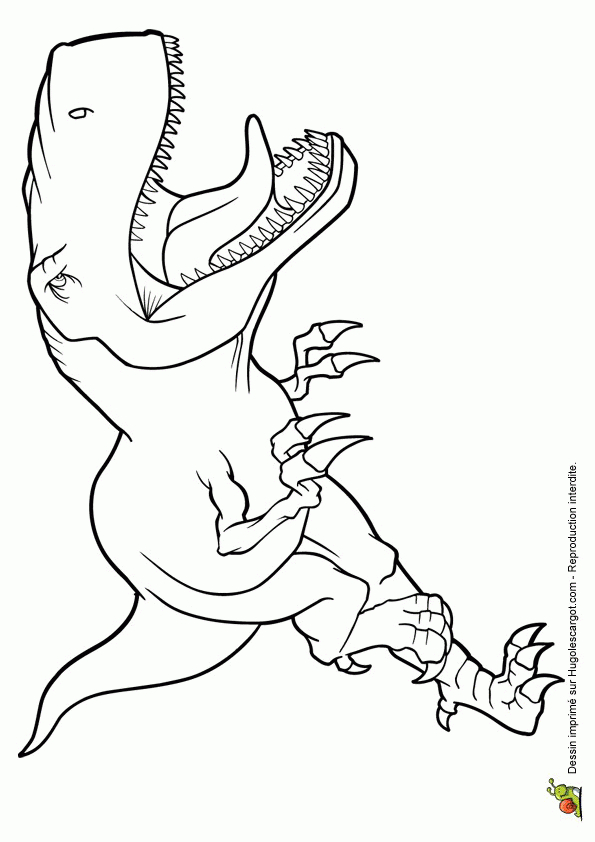 Coloriage Dinosaure Prehistoire Sur Hugolescargot tout Dinausore Coloriage