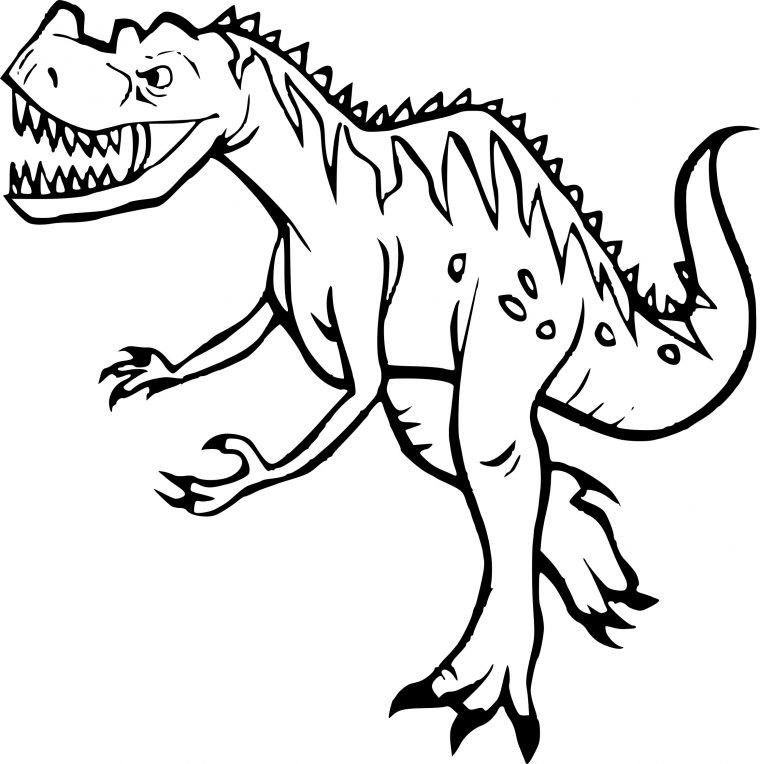 Coloriage Dinosaure Tyrex Dessin À Imprimer Sur Coloriages pour Coloriage Dinosaure