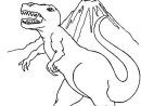 Coloriage Dinosaure Volcan - 1001 Animaux concernant Coloriage Dinosaure À Imprimer Gratuit
