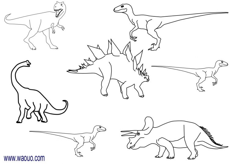 Coloriage Dinosaures Gratuit À Imprimer Et Colorier pour Coloriage Dinosaure Tyrannosaure