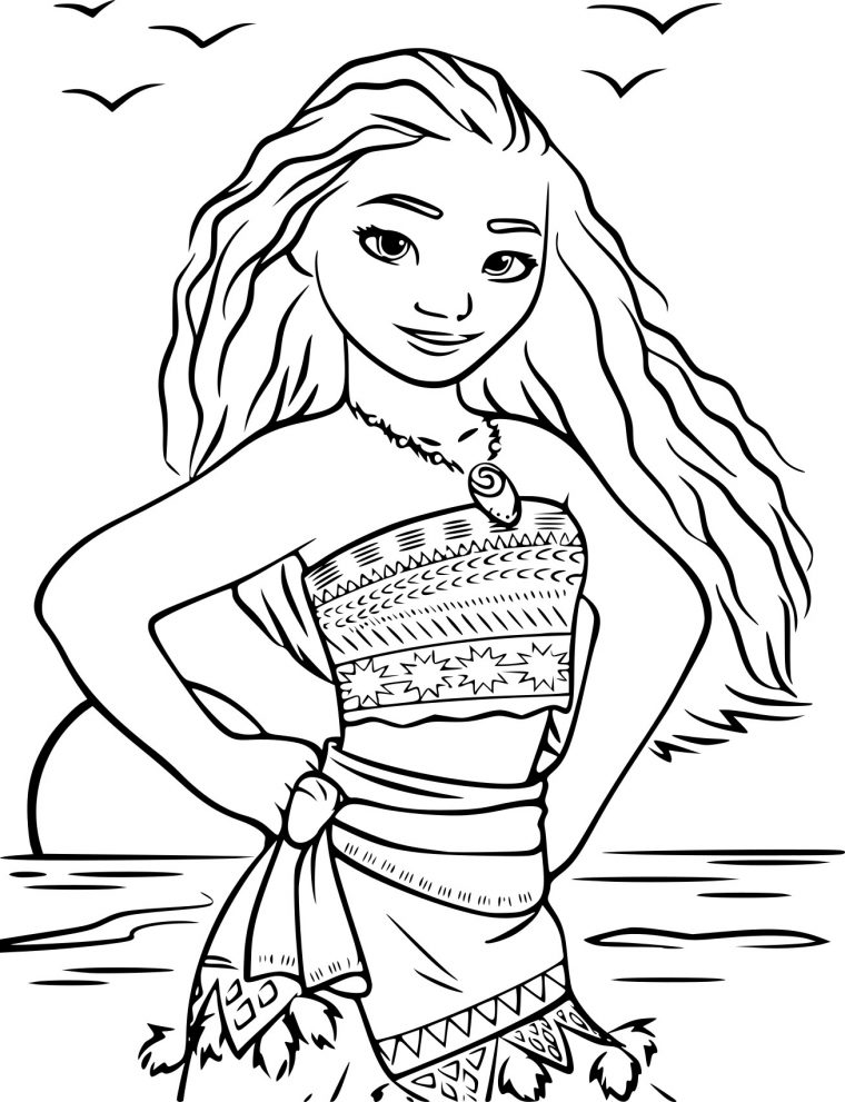 Coloriage Disney Vaiana À Imprimer Sur Coloriages dedans Coloriage Disney
