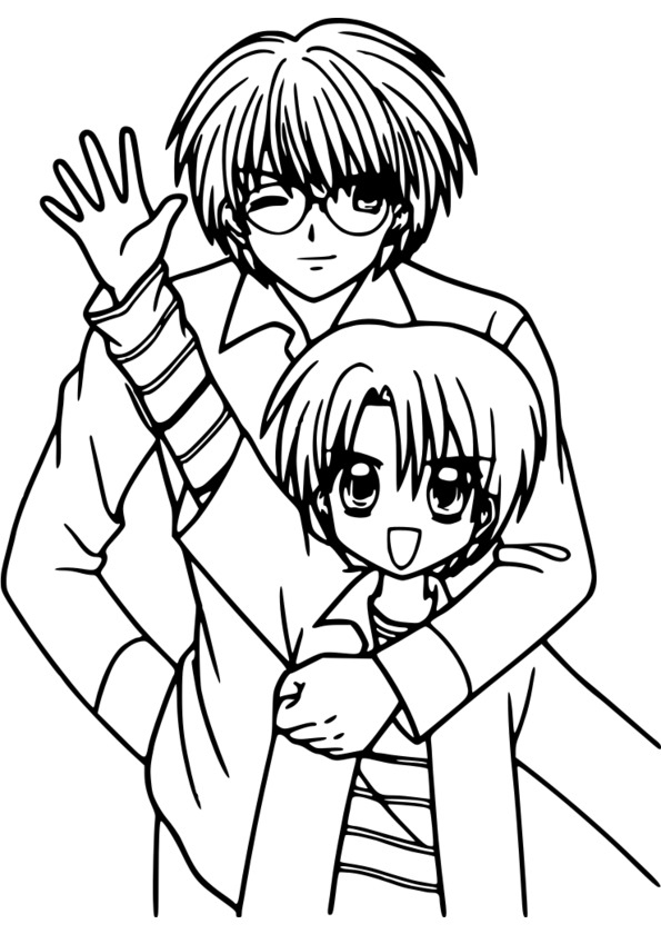 Coloriage D'Un Manga à Coloriage Manga A Imprimer