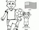 Coloriage Enfant Football Sur Hugolescargot concernant Colorage Enfant