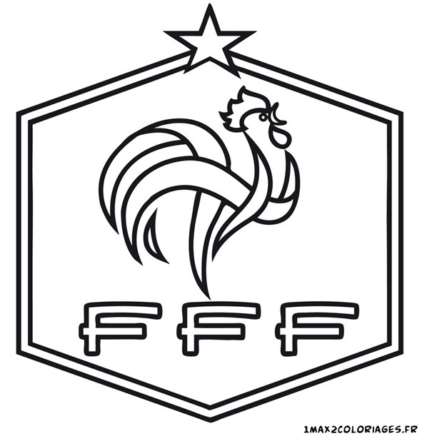 Coloriage Équipe De France De Football Dessin Gratuit À tout Coloriage De Club De Foot