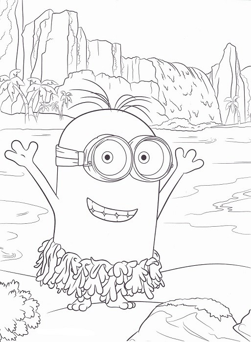 Coloriage Et Dessin De Minion – Moi Moche Et Méchant dedans Coloriage A Imprimer Minion Gratuit