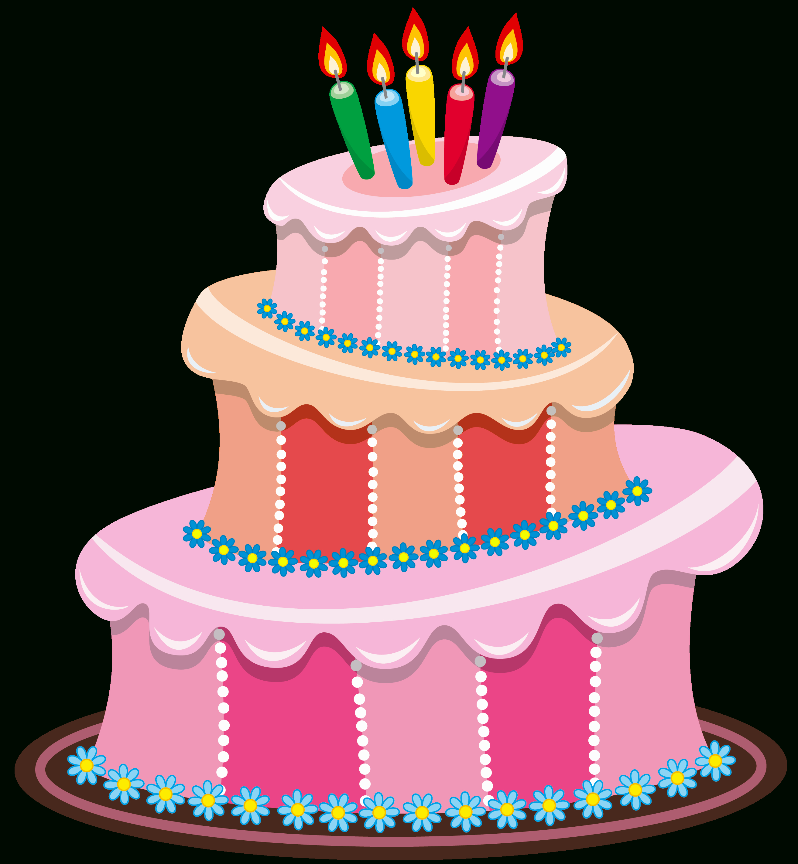 Animated birthday cakes