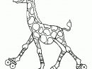 Coloriage Girafe Roller Sur Hugolescargot à Coloriage Girafe A Imprimer Gratuit