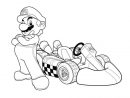 Coloriage Gratuit Mario Kart serapportantà Coloriage Mario Kart 7