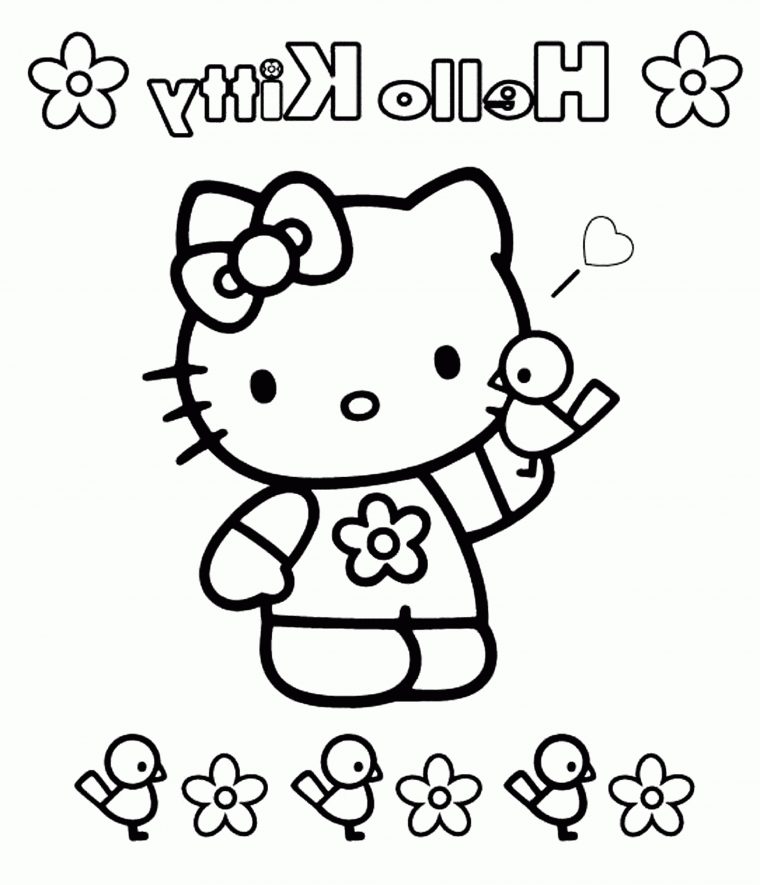 Coloriage Hello Kitty A Imprimer | 321 Coloriage serapportantà Coloriage À Imprimer Hello Kitty Sirène