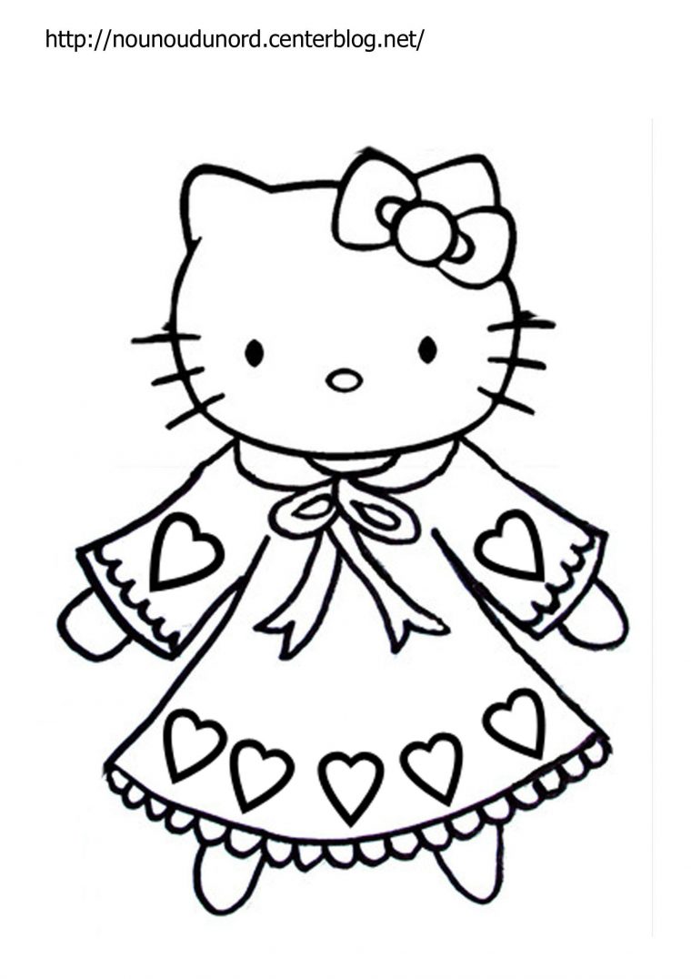 Coloriage Hello Kitty A Imprimer dedans Coloriage 2 Ans À Imprimer