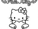 Coloriage Hello Kitty Aimable Dessin Gratuit À Imprimer avec Coloriage Hello Kitty Coeur