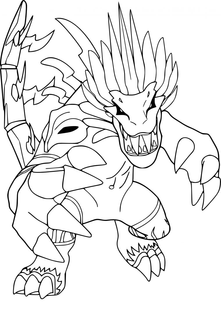 Coloriage Invizimals Gratuit À Imprimer concernant Coloriage De Perroquet A Imprimer Gratuit