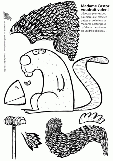 Coloriage Jeu Castor Sur Hugolescargot avec Hugo L&amp;#039;Escargot Coloriages