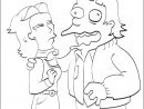 Coloriage Le Couple Simpson | Coloriage À Imprimer Gratuit concernant Coloriage Simpson A Imprimer Gratuit