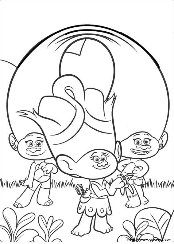 Coloriage Les Trolls Dreamworks Dessin Gratuit À Imprimer serapportantà Dessin De Troll