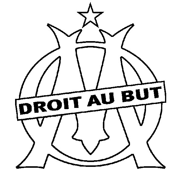Coloriage Logo De Olympique Marseille Dessin Gratuit À destiné Coloriage De Club De Foot